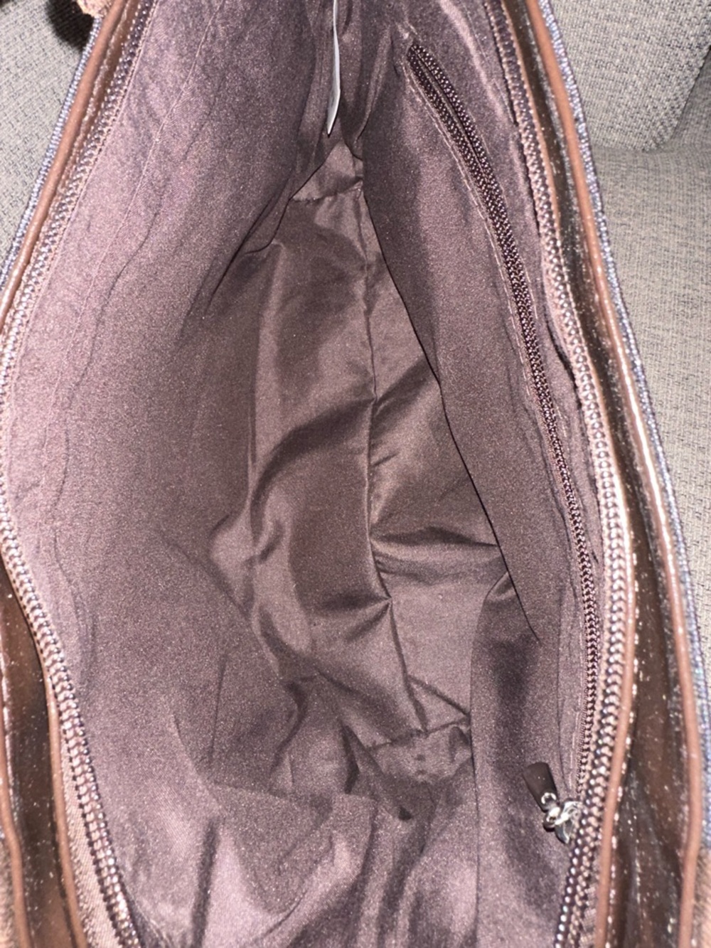 Cute grey cat purse grab bag - Picture 6 of 9